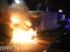 Brandstichting verwoest geparkeerde bakwagen Laan van Wateringse Veld Den Haag