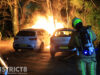 Opnieuw geparkeerde auto in brand op parkeerplaats Aan ‘t Verlaat Delft
