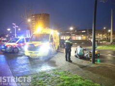 Voetganger geschept door auto Laan van Wateringse Veld Den Haag