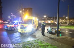 Voetganger geschept door auto Laan van Wateringse Veld Den Haag