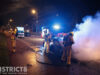Geparkeerde auto gaat in vlammen op Laan van Meerdervoort Den Haag
