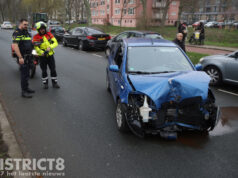 Automobilist rijdt onder invloed tegen boom aan Meppelweg Den Haag