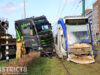 Tram ontspoord na flinke aanrijding met vrachtwagen Fluitschiplaan Den Haag