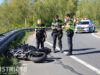 Motorrijder vliegt uit de bocht en raakt gewond A4 Schipluiden