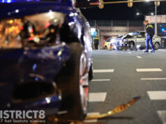 Flinke schade na aanrijding tussen twee auto’s Laan van Nieuw Oosteinde Voorburg