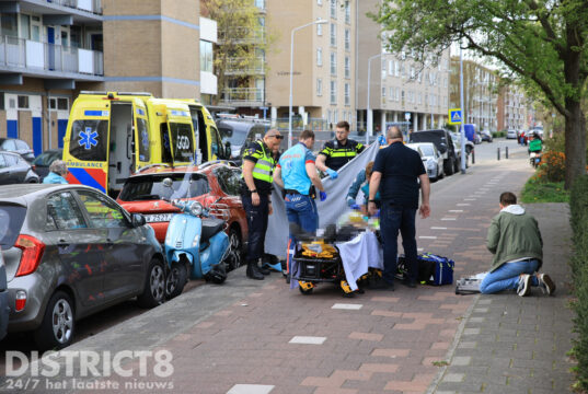 Scooterrijder gereanimeerd na ongeval Spinozalaan Voorburg