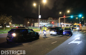 Aanhouding, gewonden en forse schade na twee verkeersongevallen Zoetermeerse Rijweg Den Haag