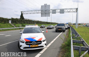 Flinke vertraging door kettingsbotsing A4 Den Hoorn