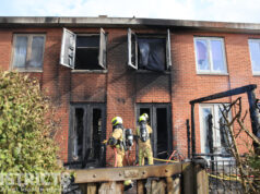 Felle brand beschadigd woning; mogelijk explosie Windlusthof Nootdorp