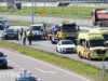 Snelweg afgesloten na ongeval met drie voertuigen A4 Den Hoorn