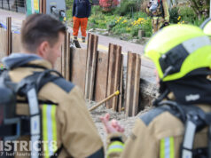 Gasleiding beschadigd tijdens werkzaamheden Zwartendijk Monster