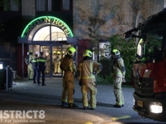 Smeulende kooltjes van waterpijp veroorzaken nachtelijke brand Carlton Flechter Hotel Tiendweg Naaldwijk