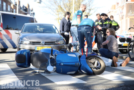 Voorrang verlenen geldt ook voor scooters Valkenboslaan Den Haag
