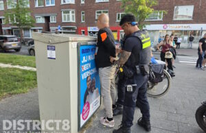 Aanrijding op kruising, man aangehouden na verstoren openbare orde De La Reyweg Den Haag