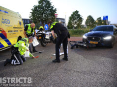Woninginbrekers worden van fiets gereden tijdens achtervolging Sionsweg Rijswijk