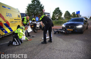Woninginbrekers worden van fiets gereden tijdens achtervolging Sionsweg Rijswijk