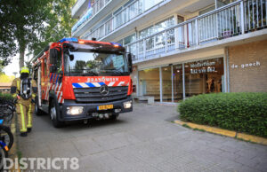 Flatwoningen ontruimd na brand in afzuigkap Mozartlaan Delft
