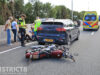 Motorrijder botst achterop auto en raakt gewond Kruithuisweg / N470 Delft