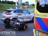 Bestuurder motorscooter gewond na aanrijding met auto Laan van Delfvliet Rijswijk