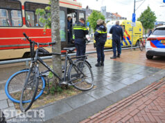 Fietser gewond na aanrijding met tram 1 Phoenixstraat Delft