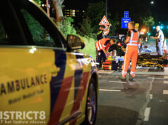Wegwerker raakt zwaargewond na aanrijding tijdens verplaatsen van rijplaat Prinses Beatrixlaan Rijswijk