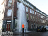 Buurt afgekoeld door opdraaien ondergrondse brandkraan De Lierstraat Den Haag