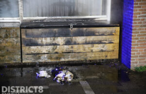 Brand gesticht in opslagbox tegen basisschool Trompetstraat Rijswijk