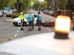 Bezorger zwaargewond na botsing met automobilist Vreeswijkstraat Den Haag