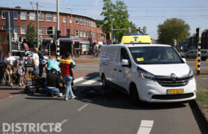 Opzittende van fatbike gewond na aanrijding met busje Zuiderparklaan Den Haag