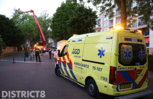 Brandweer ingezet bij brand in elektriciteitshuisje, woningen ontruimd Landrestraat Den Haag