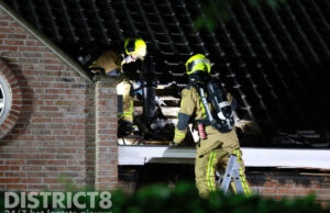 Woning vol rook na woningbrand; brandweer schaalt op Galgeweg ‘s-Gravenzande