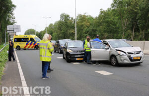 Vijf voertuigen betrokken bij twee ongevallen op drukke N470 / Kruithuisweg Delft