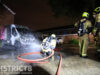 Twee voertuigen zwaar beschadigd na brand Van Swietenstraat De Lier