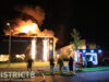 Bedrijfspand van Alpine Engineering volledig verwoest bij zeer grote brand Kleijweg Den Hoorn