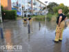 Voor de tweede keer in drie dagen waterleidingbreuk in zelfde straat Oostblok Delft