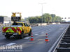 Brug op drukke verbindingsweg tussen A4 en A13 dicht na storing door hitte N470 Delft