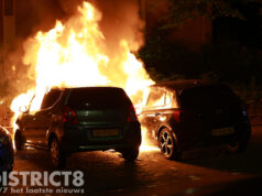 Brandende jerrycan aangetroffen naast brandende auto’s: politie doet onderzoek Margarethaland Den Haag