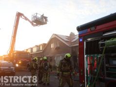 Grote woningbrand na ontploffing fatbike-accu, vijf gewonden Duinstraat Monster