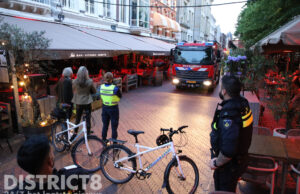 Ontruiming en afsluiting door brand bij restaurant Luden Korte Poten Den Haag