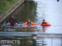 Brandweer zoekt naar te water geraakt persoon Valkenboskade Den Haag