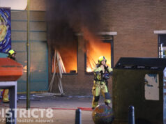 Beveiligers en schoonmaker lichtgewond bij brand ontstaan na explosie Laurens Reaelstraat Den Haag