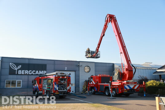 Brand in kas snel onder controle Oudecampseweg De Lier
