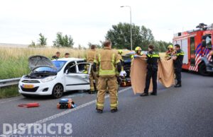 Kindje overleden na ongeval A13 Delft, politie zoekt getuigen