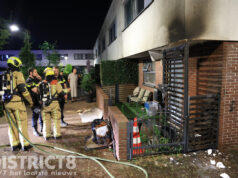 Brand tegen gevel van woning veroorzaakt flinke schade Nicolaas Penninghof Den Haag