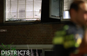 Woning beschadigd na explosie Prinses Irenelaan Voorburg