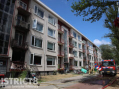 Flinke schade bij brand in portiekwoning Erasmusweg Den Haag