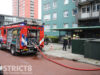 Flinke rookontwikkeling bij brand in kelderbox van flat Drentheplantsoen Den Haag