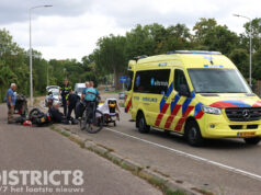 Twee gewonden na aanrijding tussen scooter en fatbike Prinses Beatrixlaan Delft