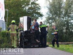 Brommobiel kantelt na eenzijdig ongeval op fietspad Prinses Beatrixlaan Delft