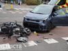 Twee gewonden bij aanrijding tussen auto en scooter Goudenregenstraat Den Haag